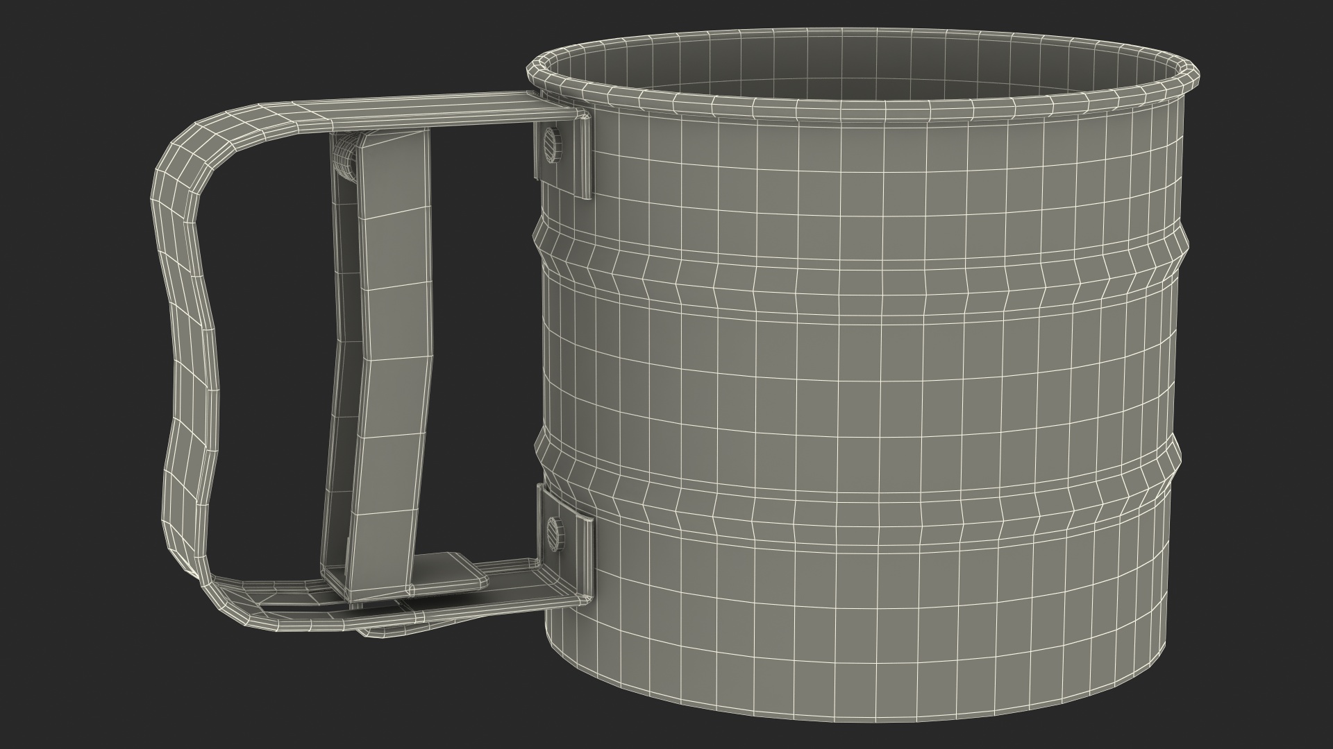 3D Stainless Steel Flour Sifter model