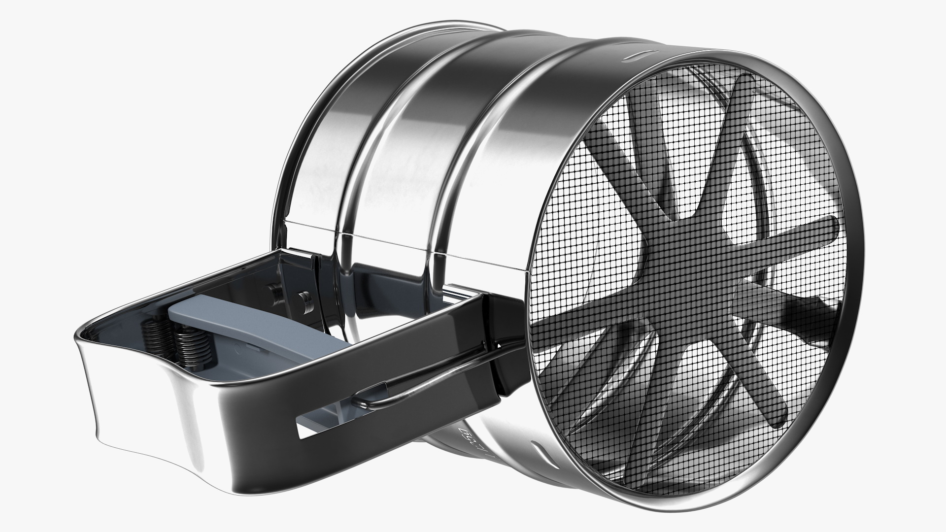 3D Stainless Steel Flour Sifter model