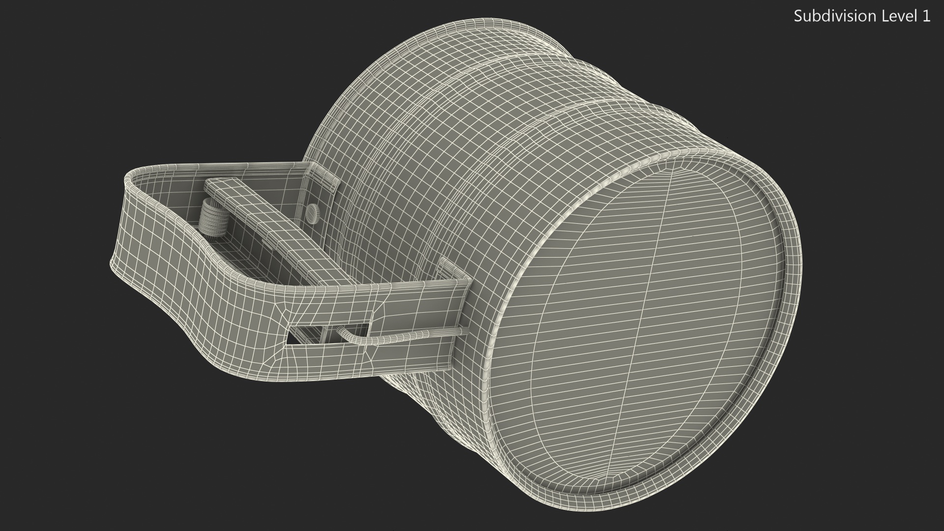 3D Stainless Steel Flour Sifter model