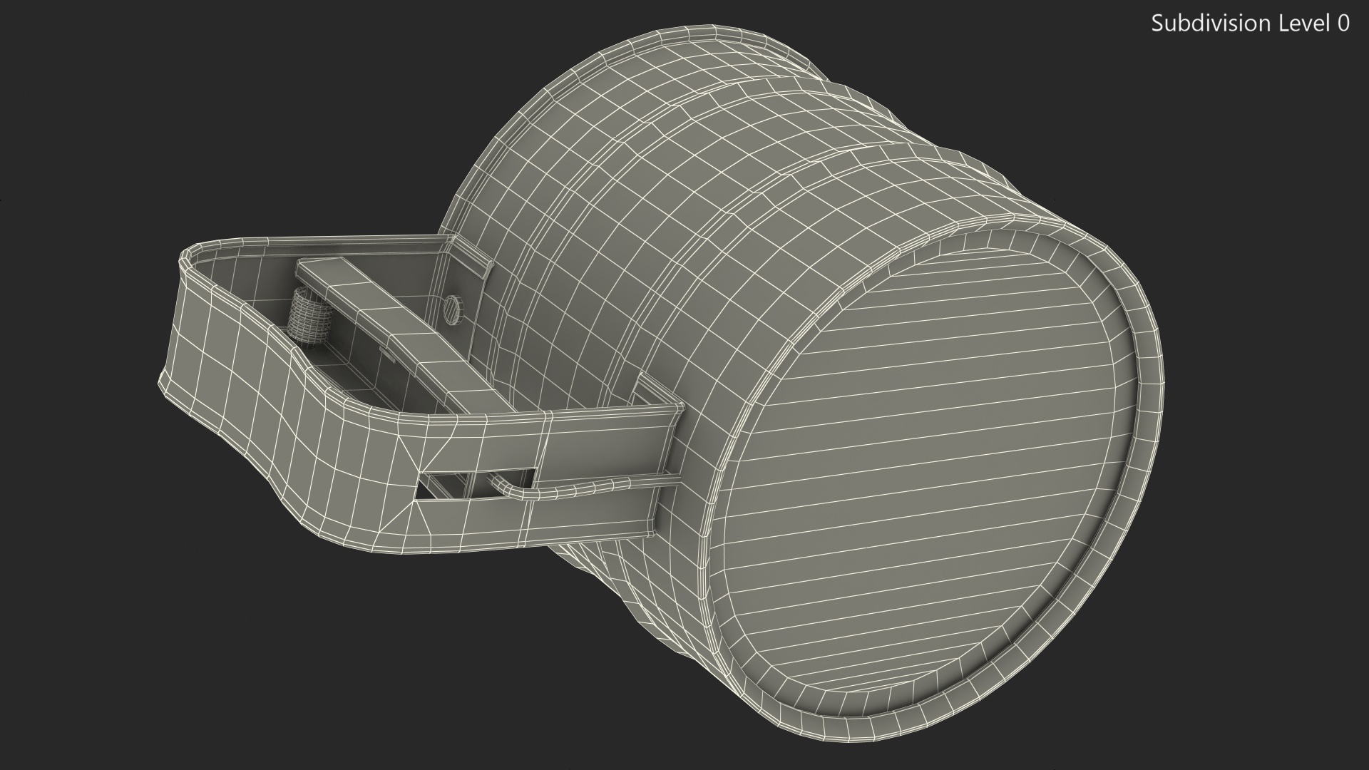 3D Stainless Steel Flour Sifter model
