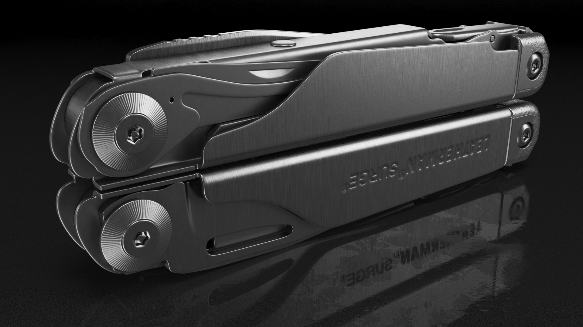 Leatherman Surge Multitool Black Closed 3D model