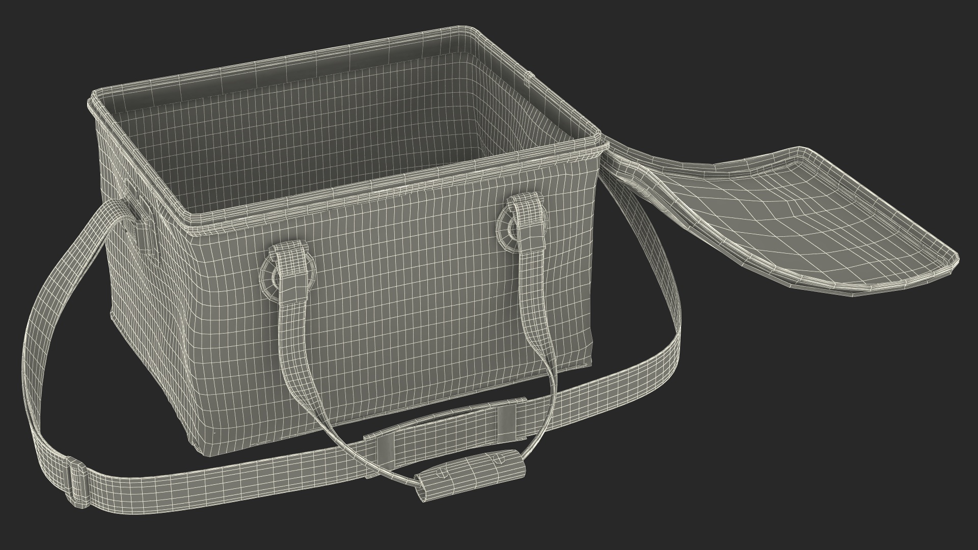 3D Thermal Angler Bag Feeder Concept Open model