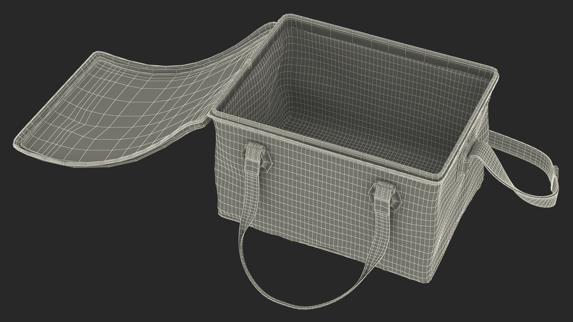 3D Thermal Angler Bag Feeder Concept Open model