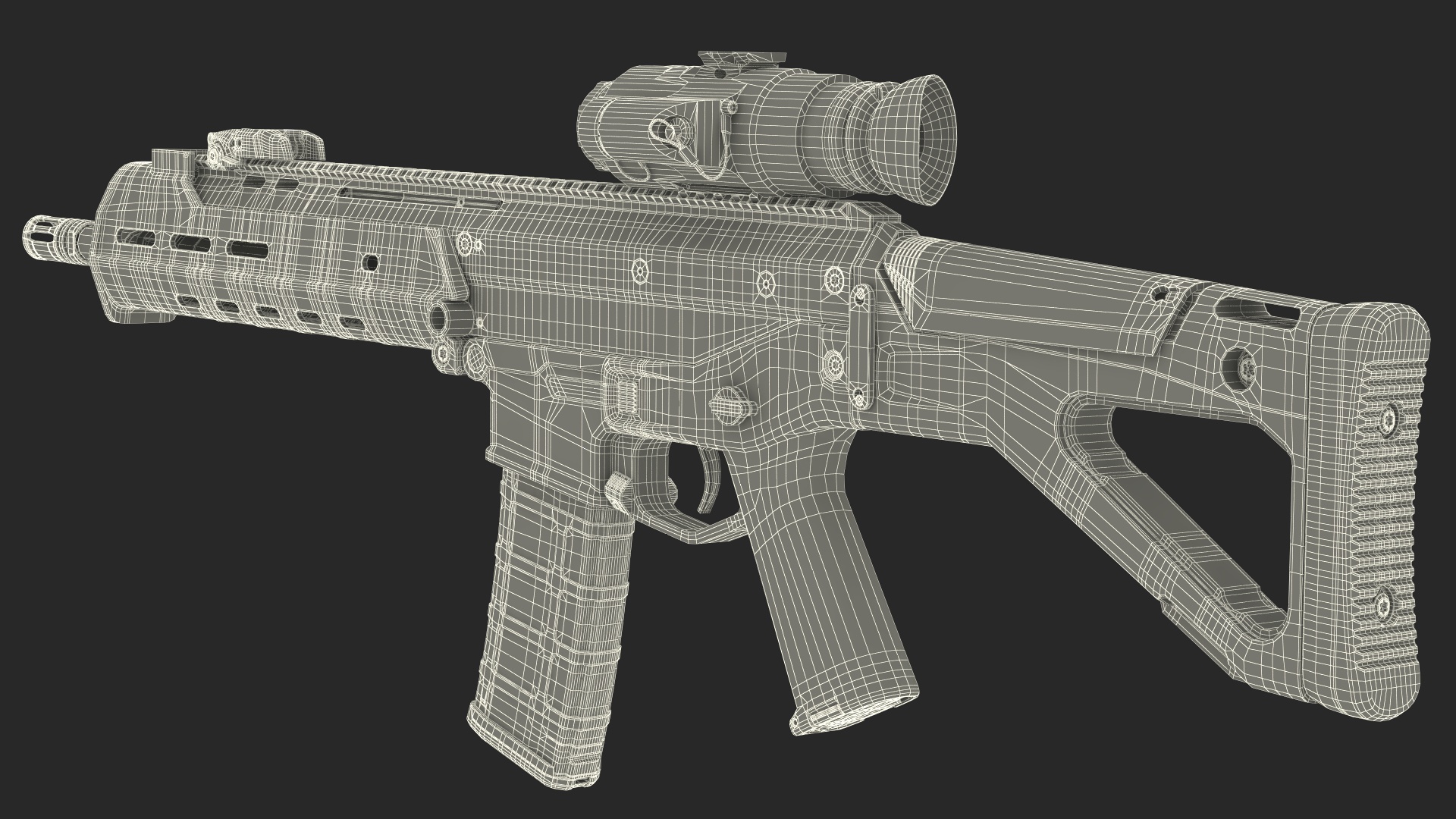 3D Concept Futuristic Soldier Aiming Pose model