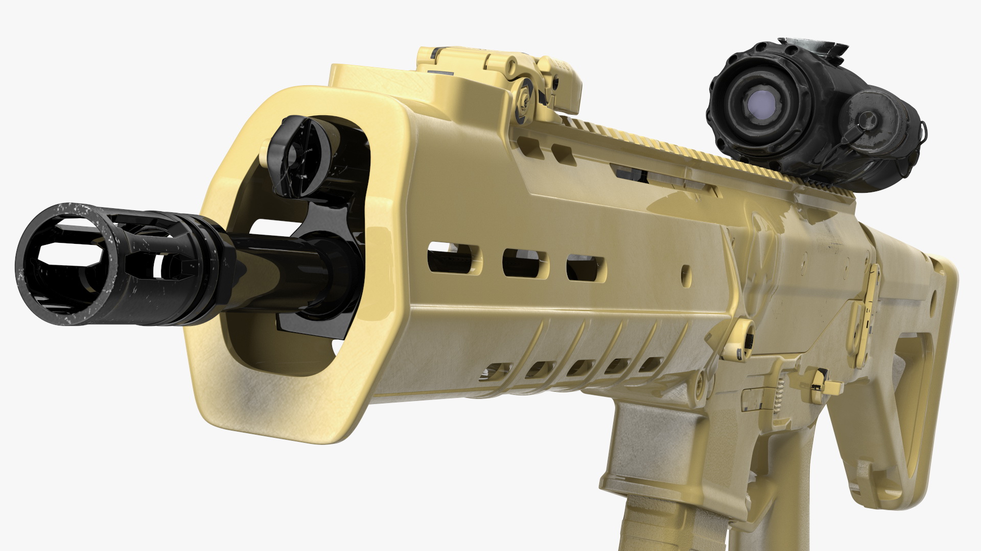 3D Concept Futuristic Soldier Aiming Pose model