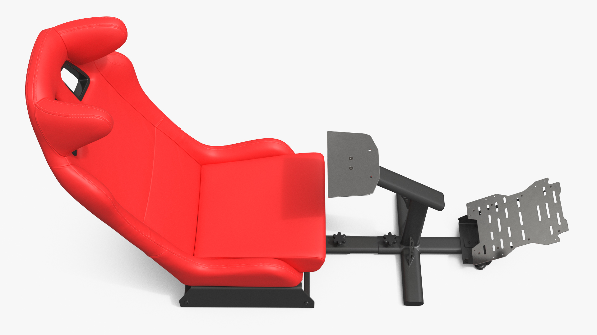 Racing Simulator Seat with Pedal Mount - view 4