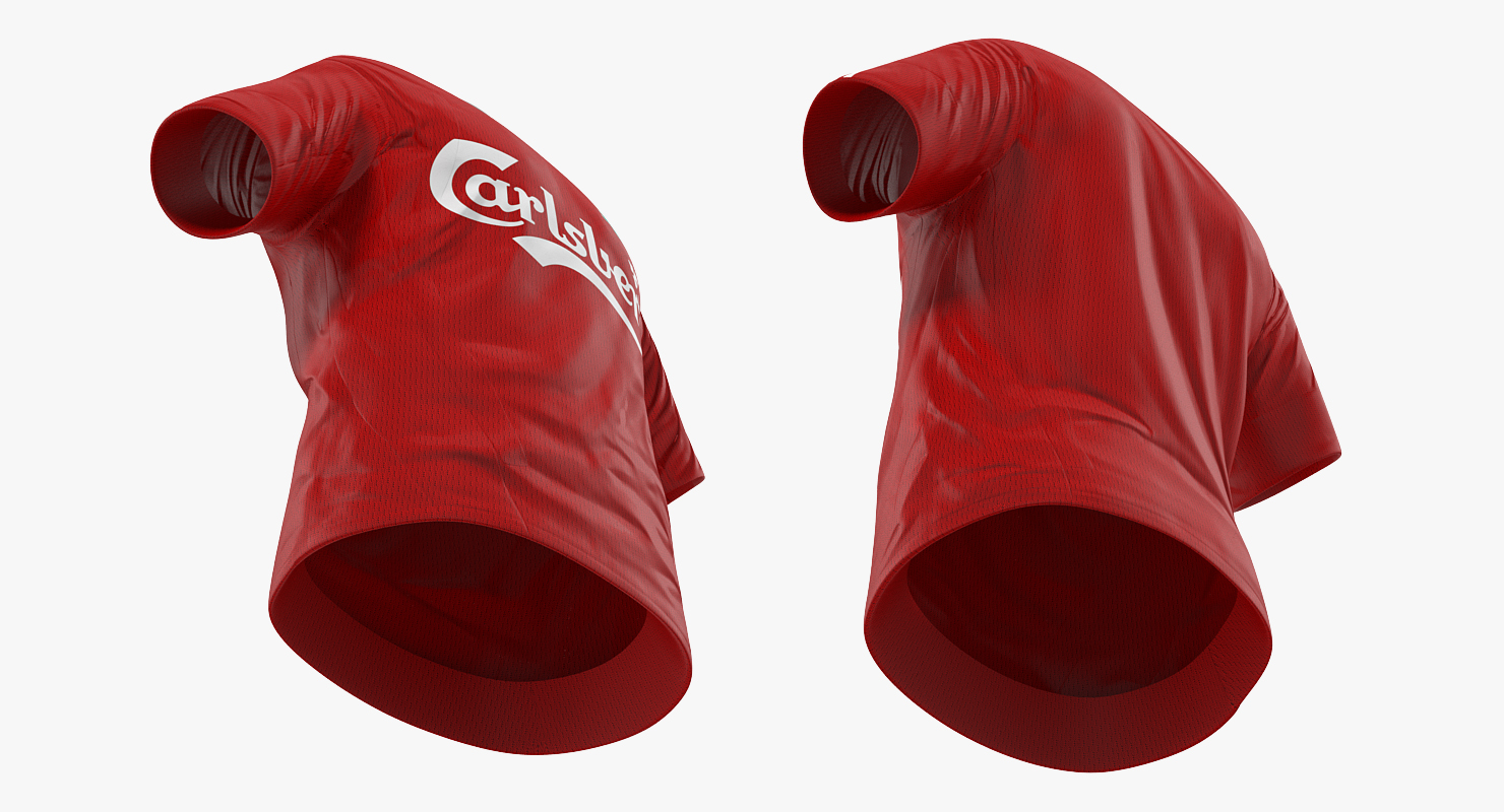 Soccer or Football Player Liverpool Rigged 3D