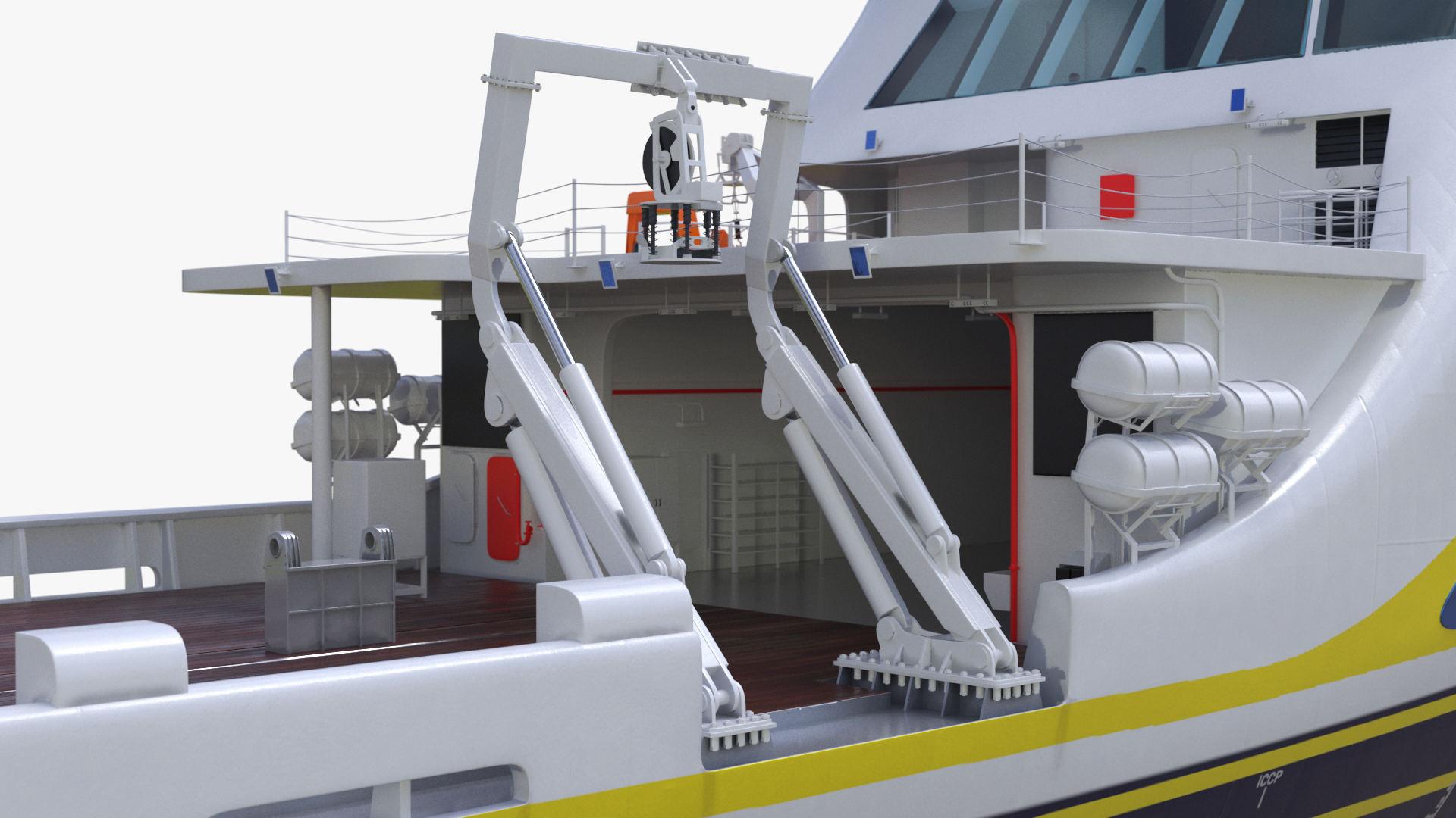 Zhu Hai Yun Ship for Transporting and Launching Drones 3D model