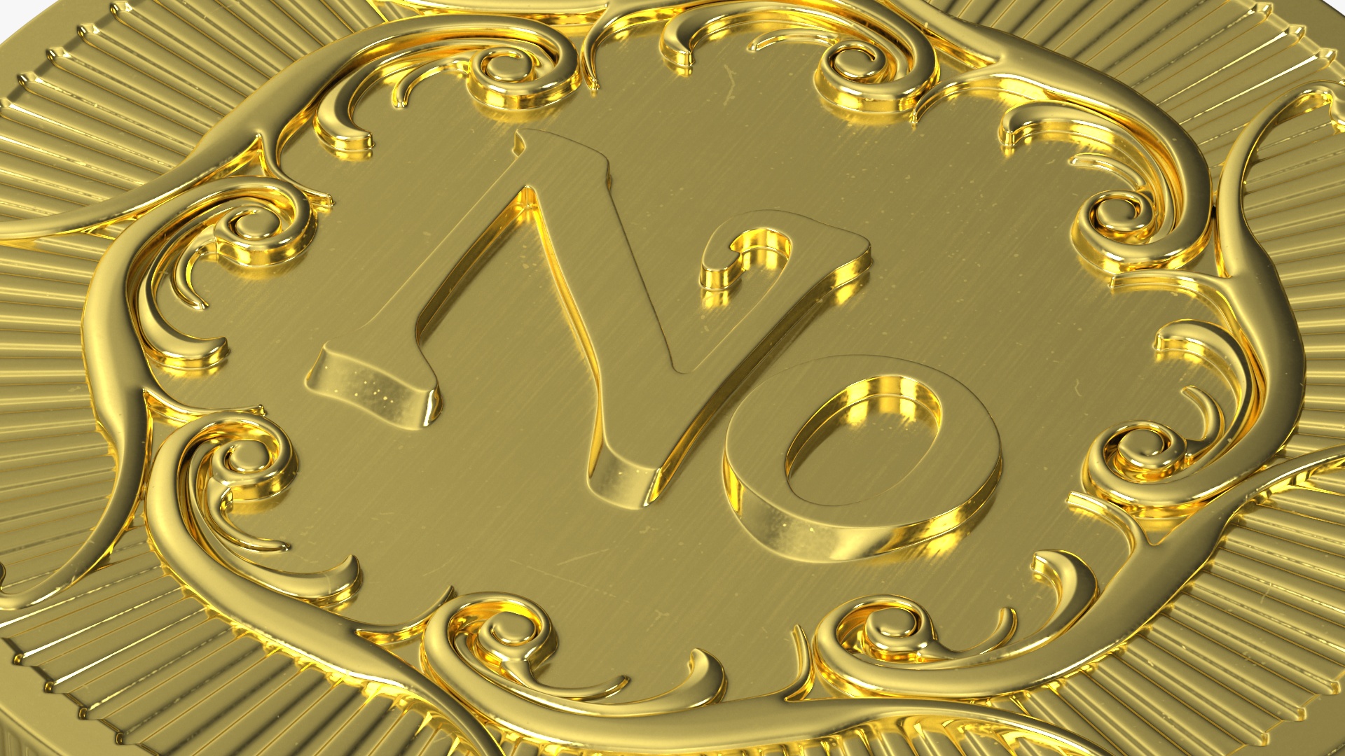 3D model Yes No Decision Coin Gold