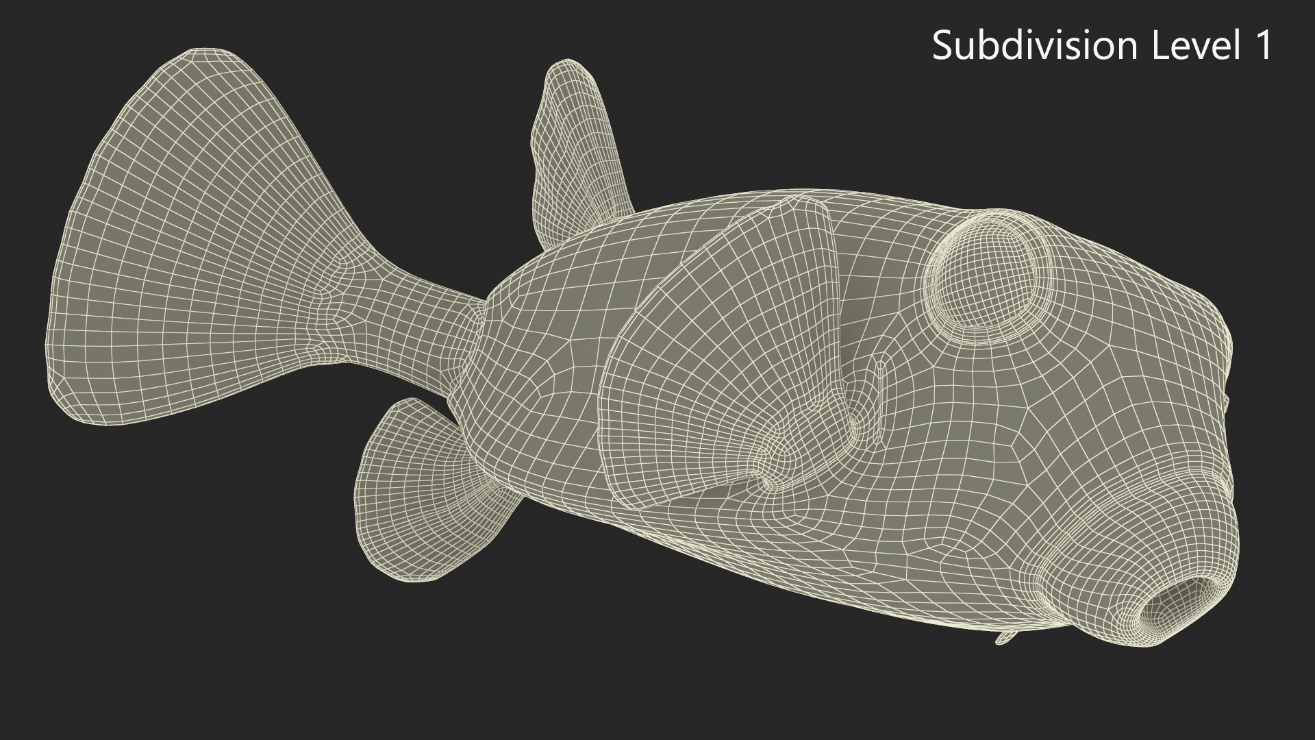 3D model Blue Spotted Boxfish