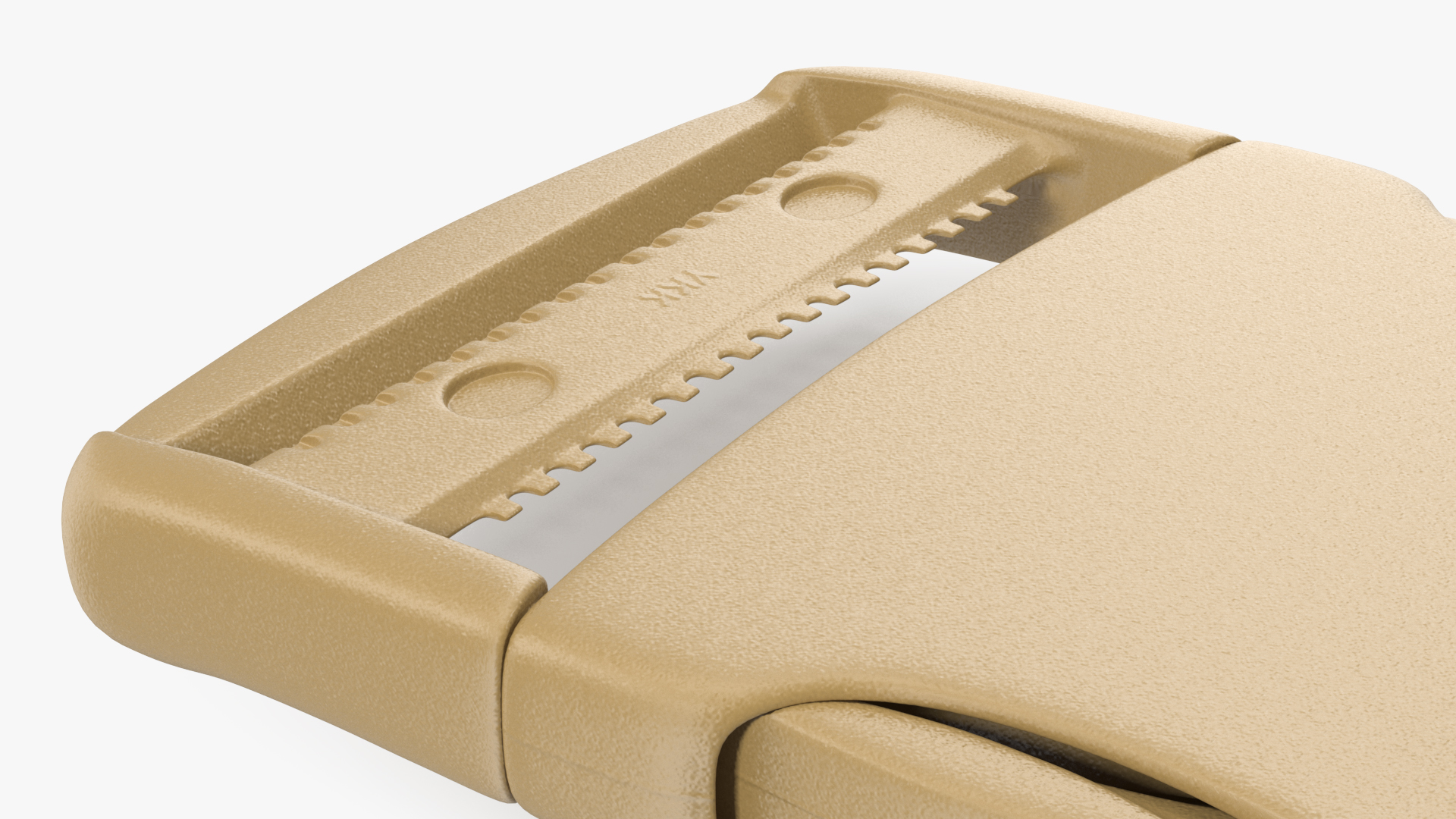 YKK Flat Dual Release Plastic Buckle Khaki 3D