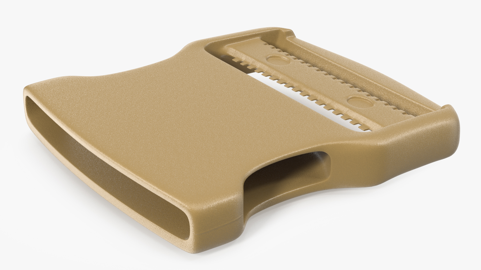 YKK Flat Dual Release Plastic Buckle Khaki 3D