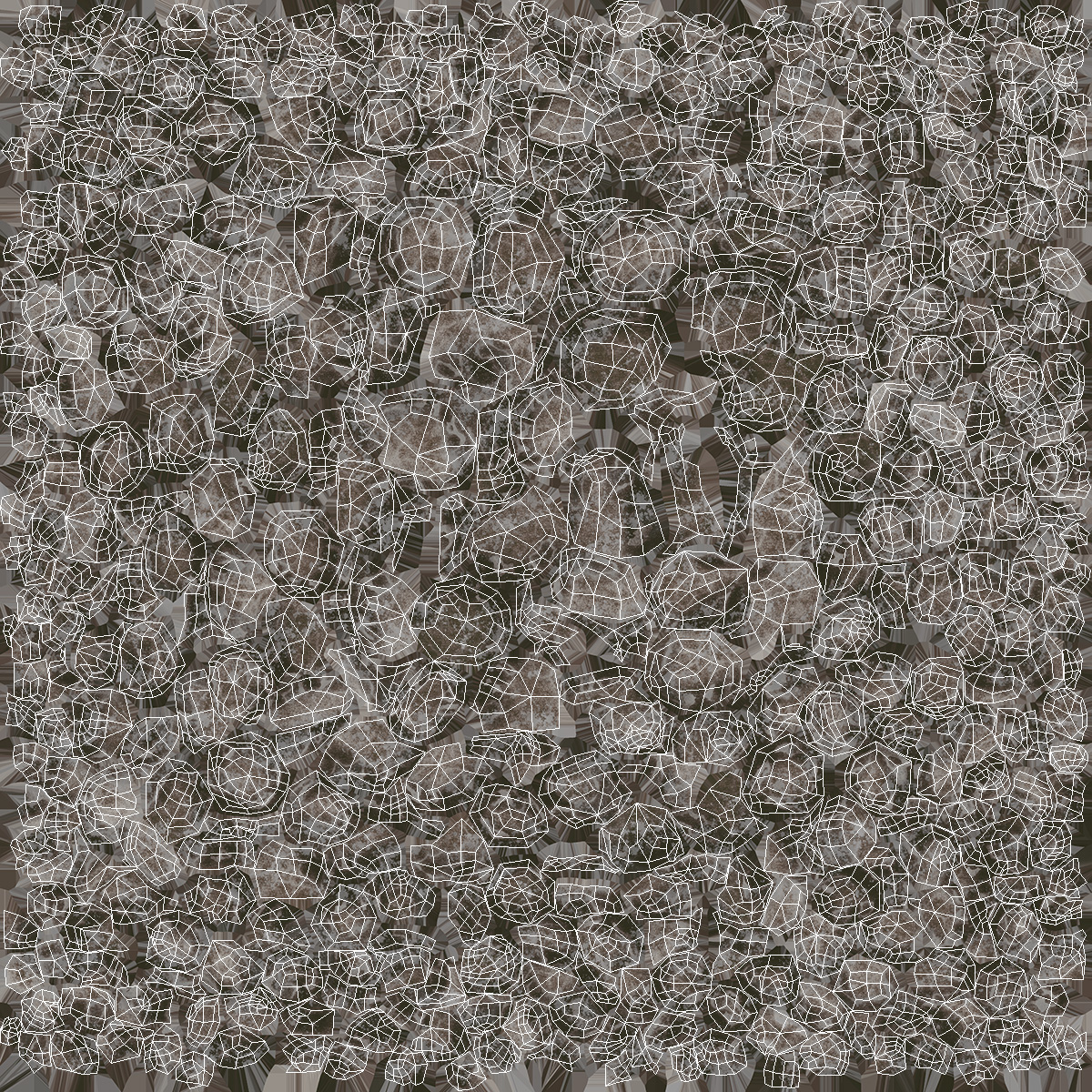 3D model Weathered Stone Wall