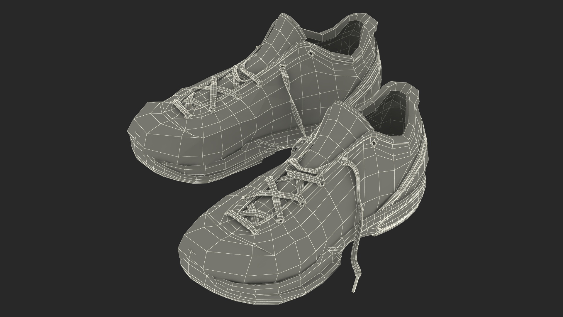 Footwear Nike Zoom Black 3D model