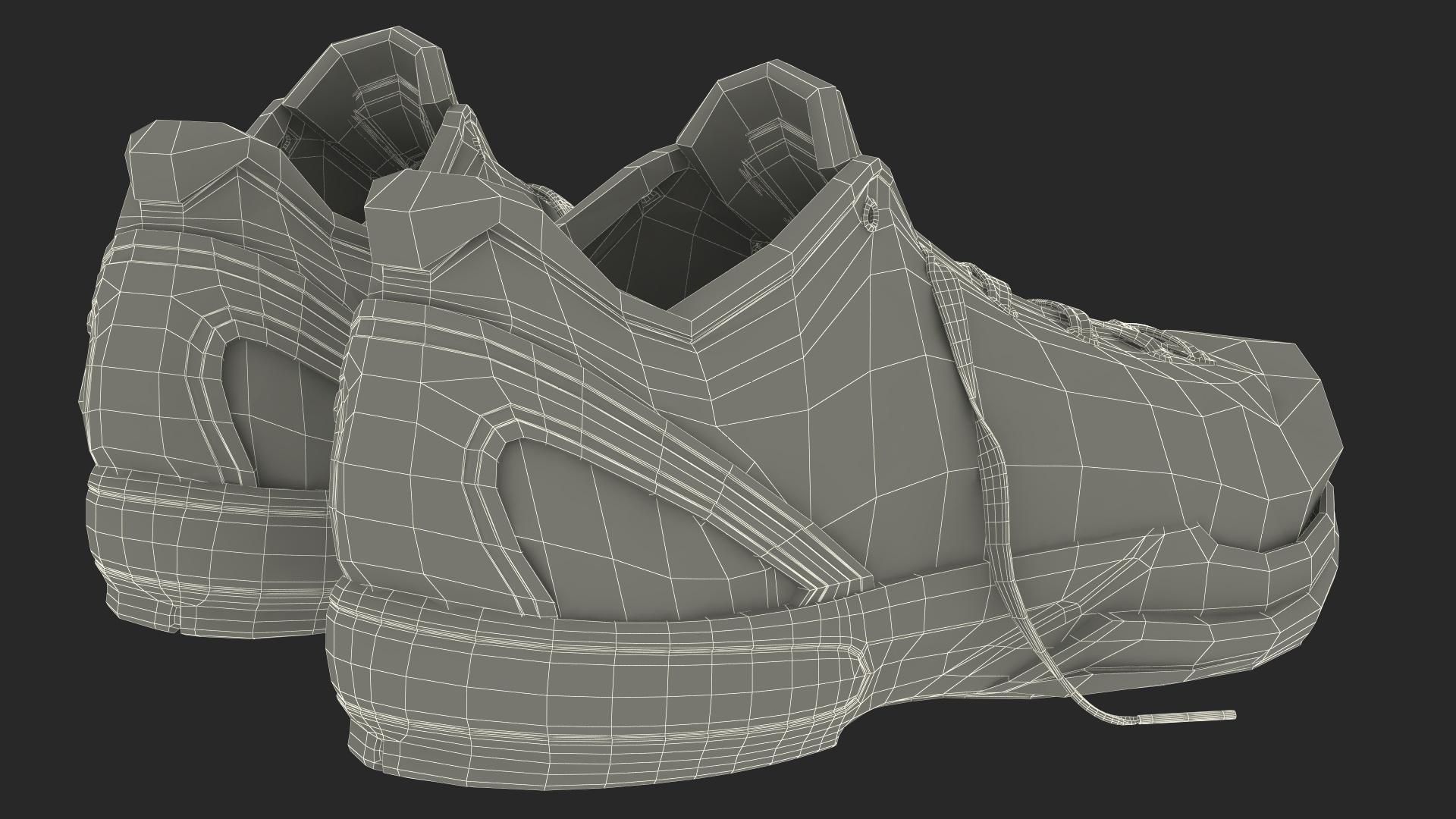 Footwear Nike Zoom Black 3D model