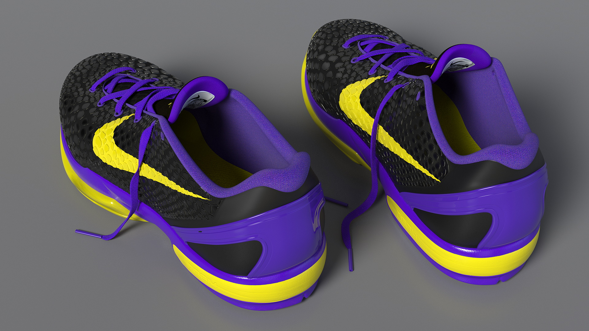 Footwear Nike Zoom Black 3D model