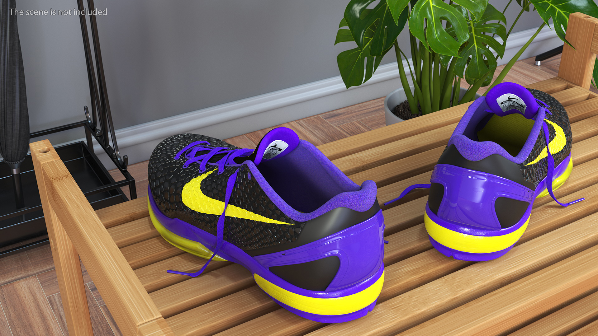 Footwear Nike Zoom Black 3D model