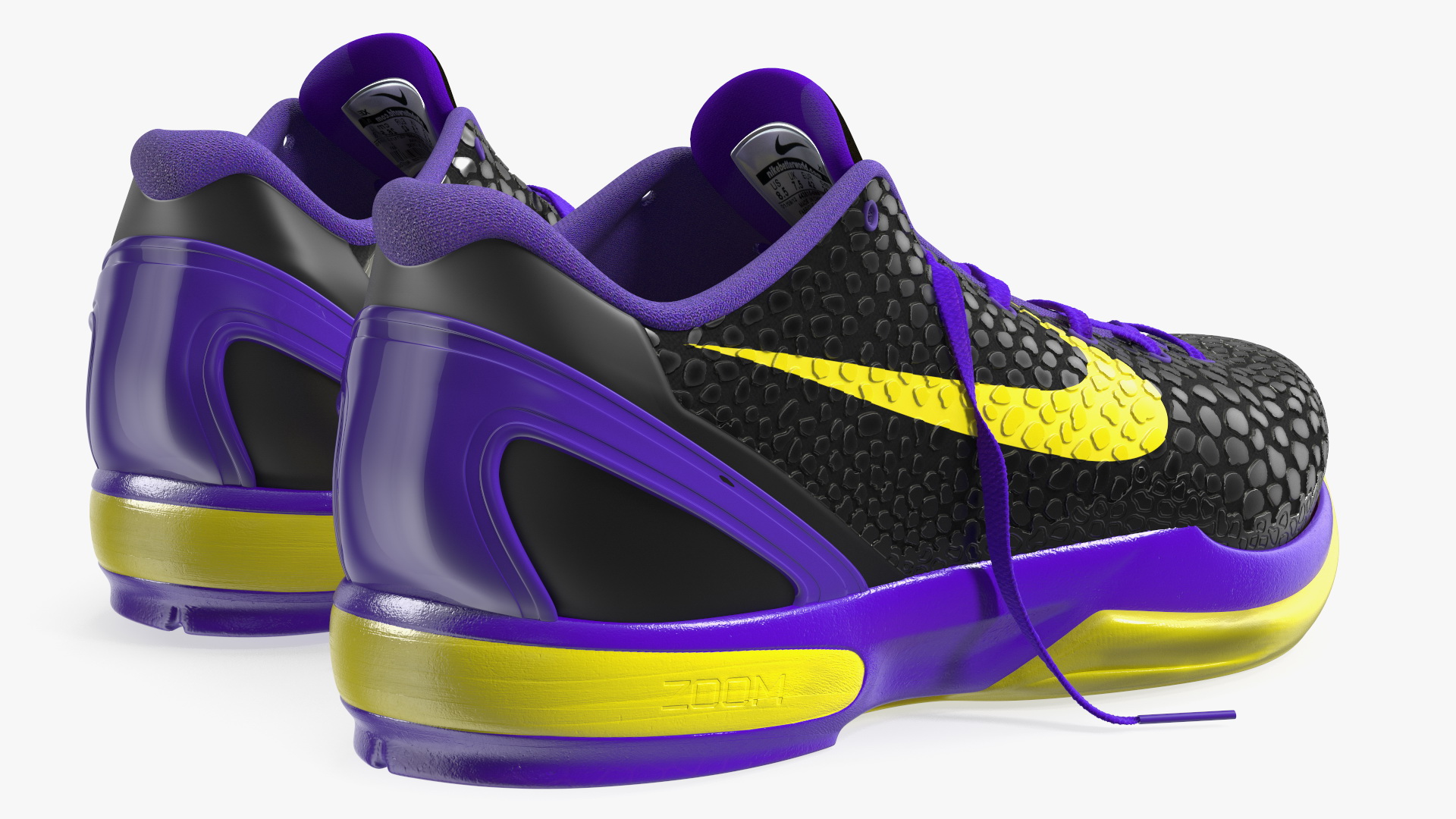 Footwear Nike Zoom Black 3D model
