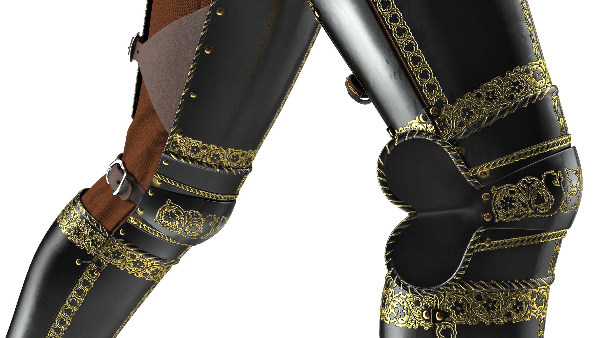 3D Knight with Severed Dragon Head