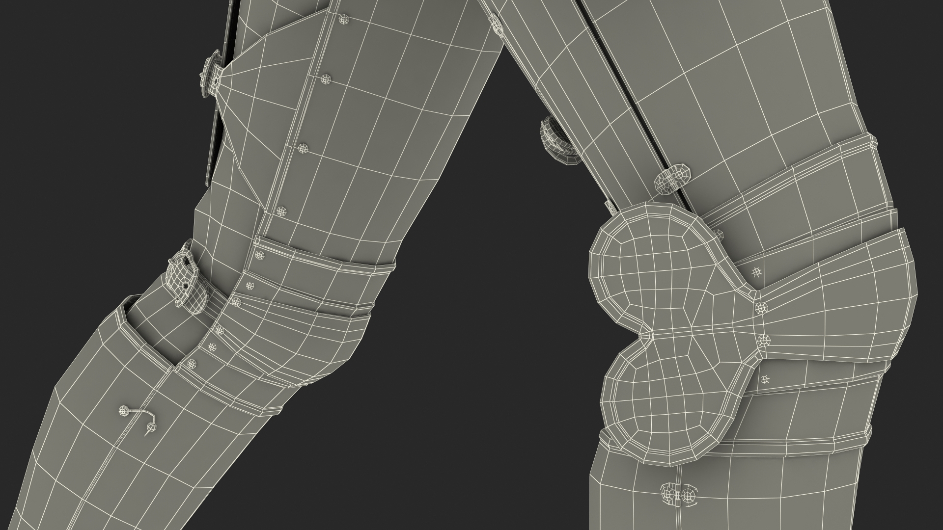 3D Knight with Severed Dragon Head