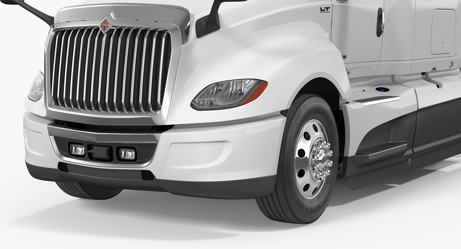 3D International LT625 Truck Simple Interior