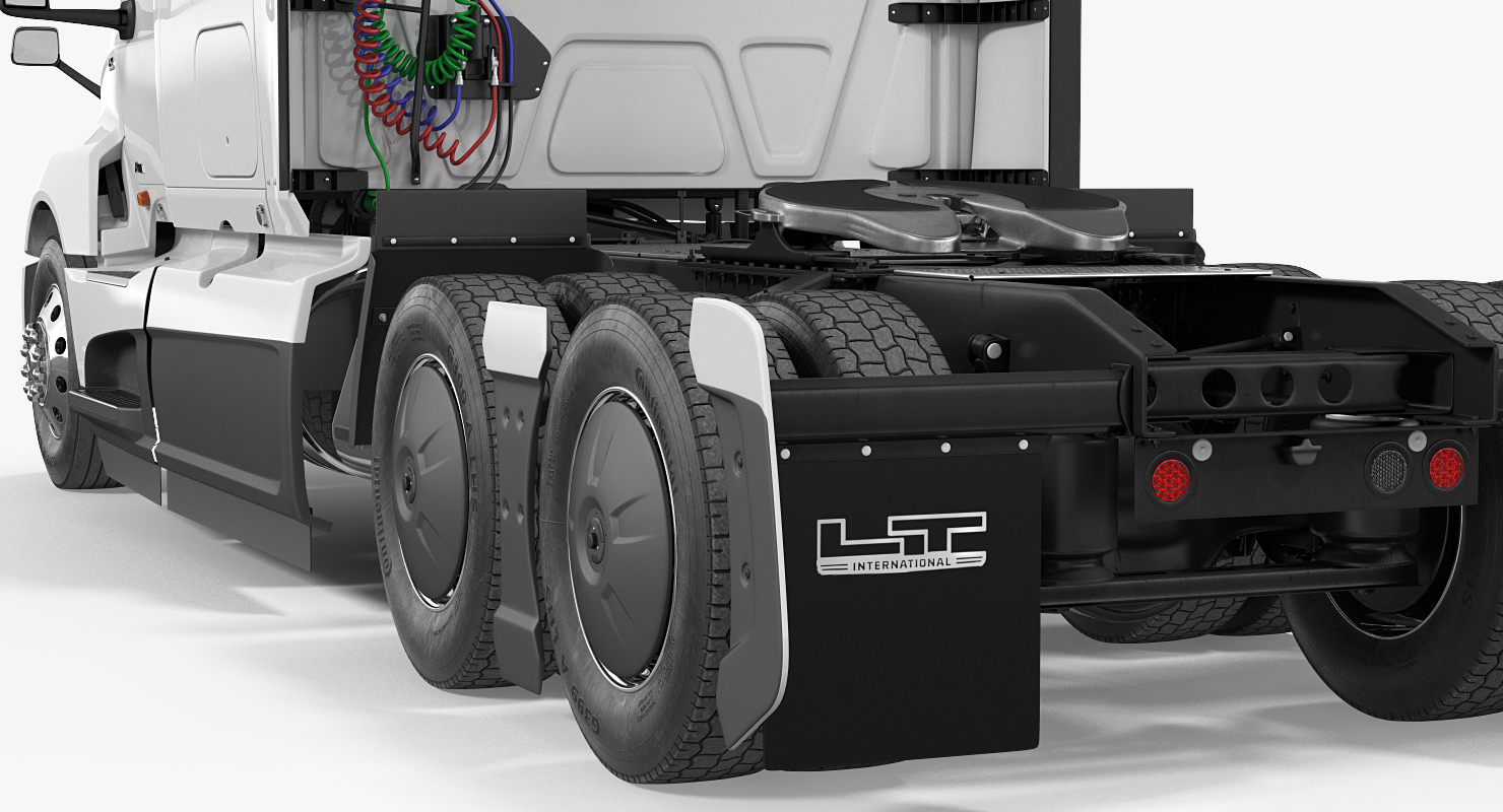 3D International LT625 Truck Simple Interior