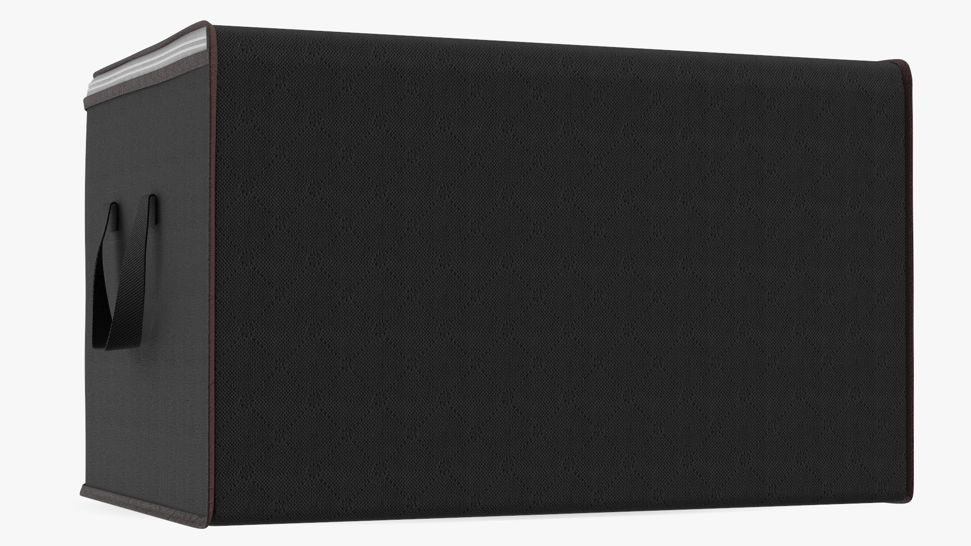 Foldable Clothes Storage Bag Black 3D model