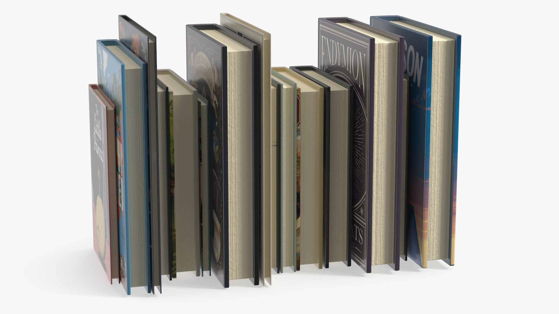 3D model Books For Shelf