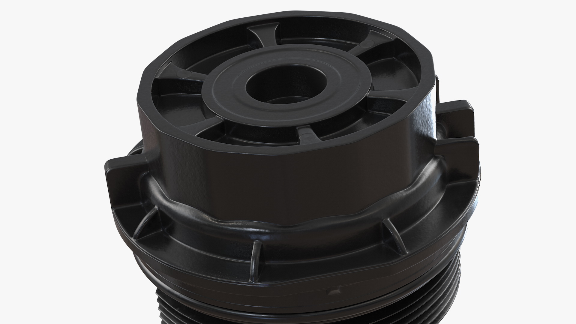 3D Oil Filter Housing with Filtering Element