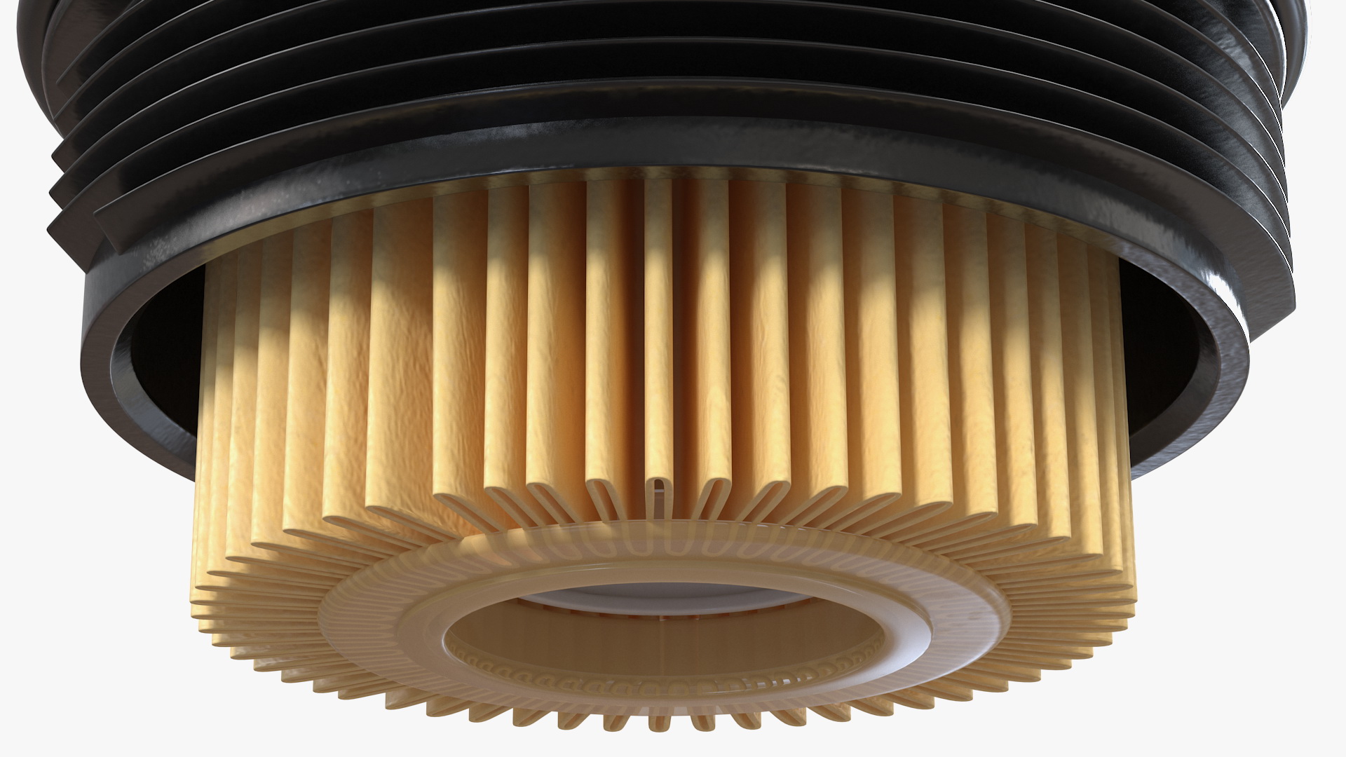 3D Oil Filter Housing with Filtering Element