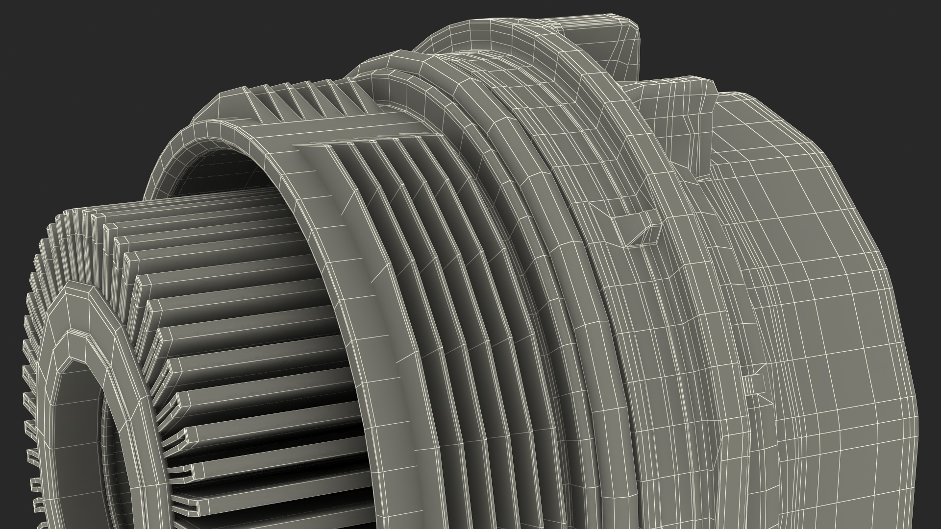3D Oil Filter Housing with Filtering Element