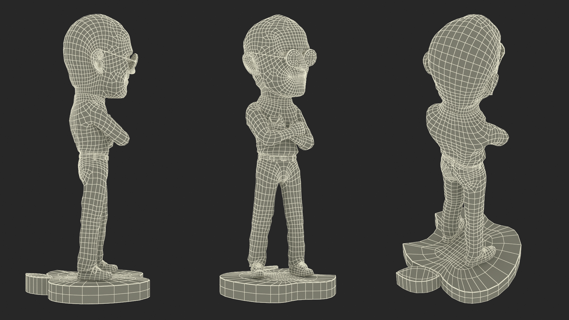 Steve Jobs Doll Standing Pose 3D model