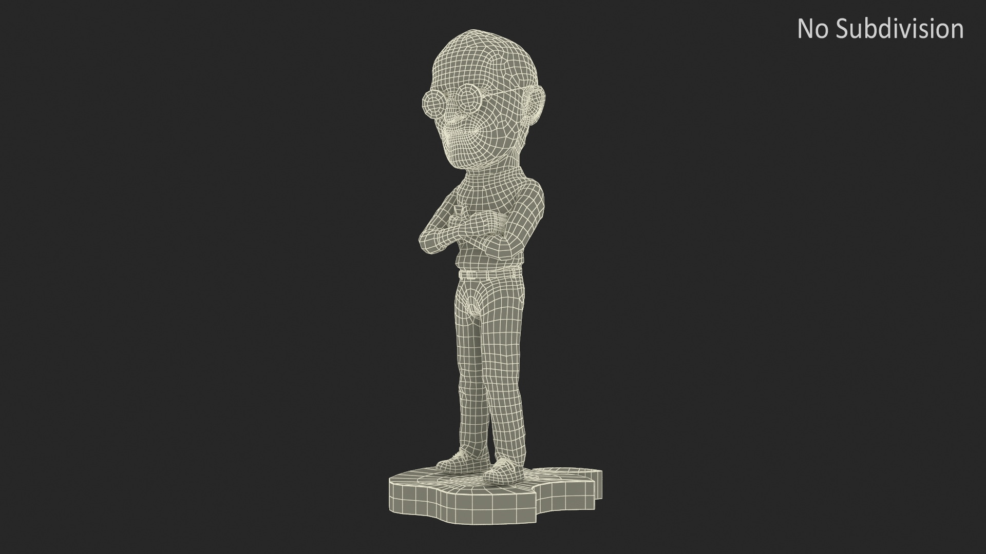 Steve Jobs Doll Standing Pose 3D model