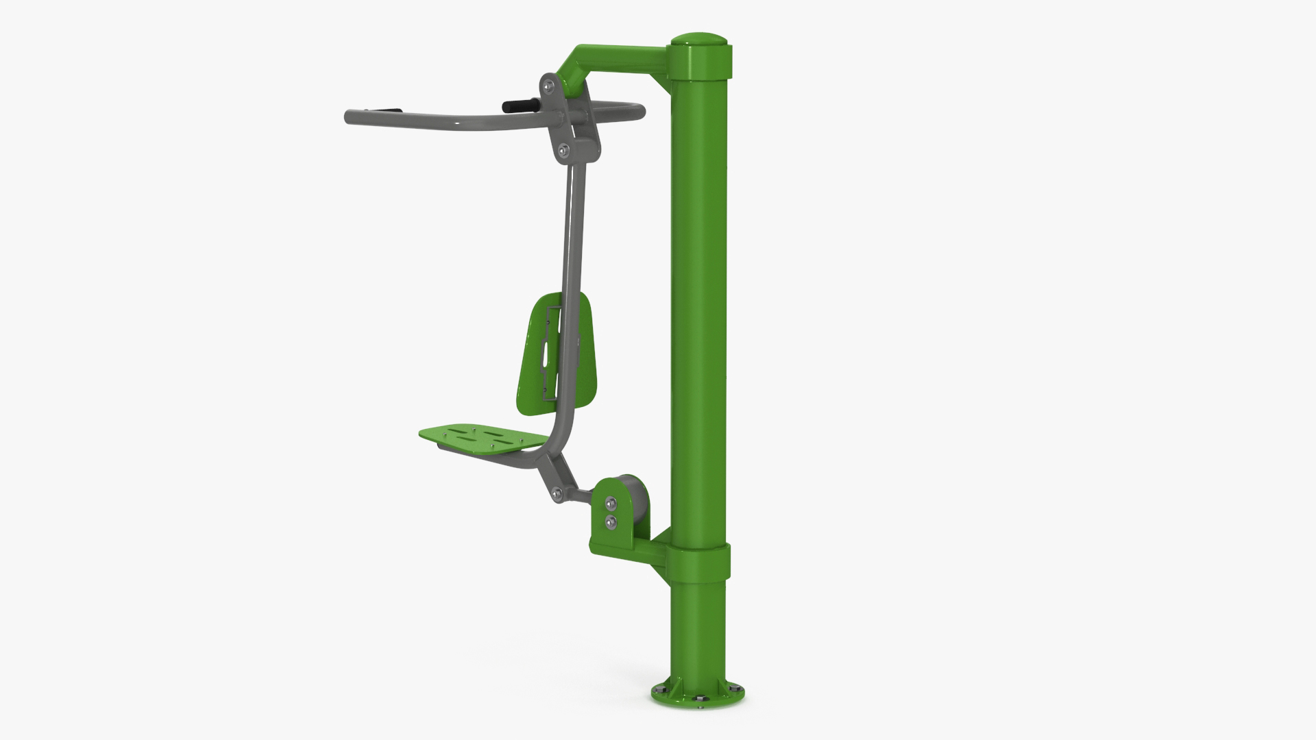 Pull Chair Green Outdoor Trainer 3D