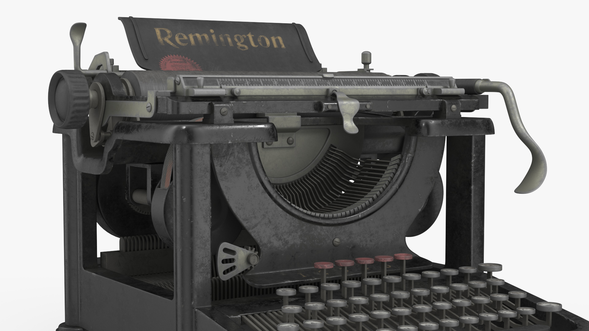 Typewriter Remington 10 1923 Old 3D