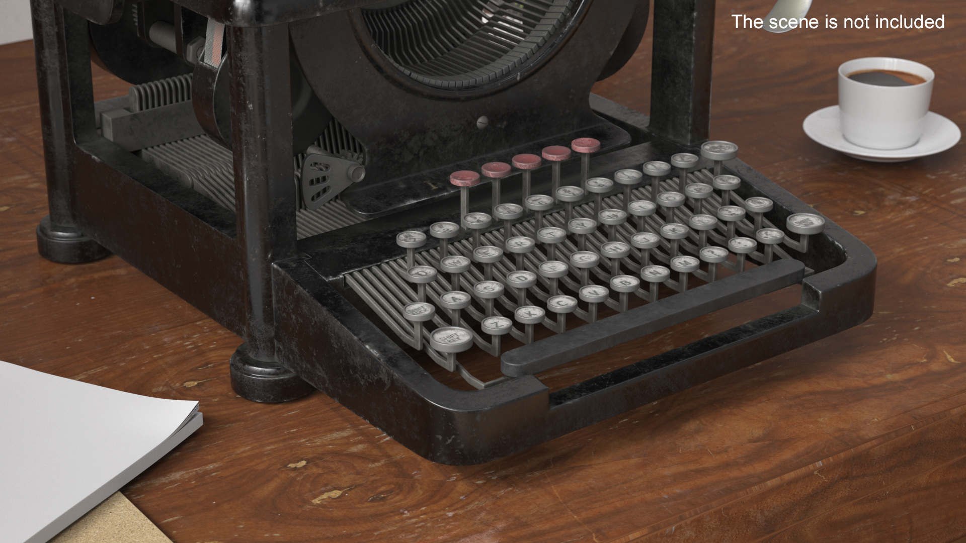 Typewriter Remington 10 1923 Old 3D