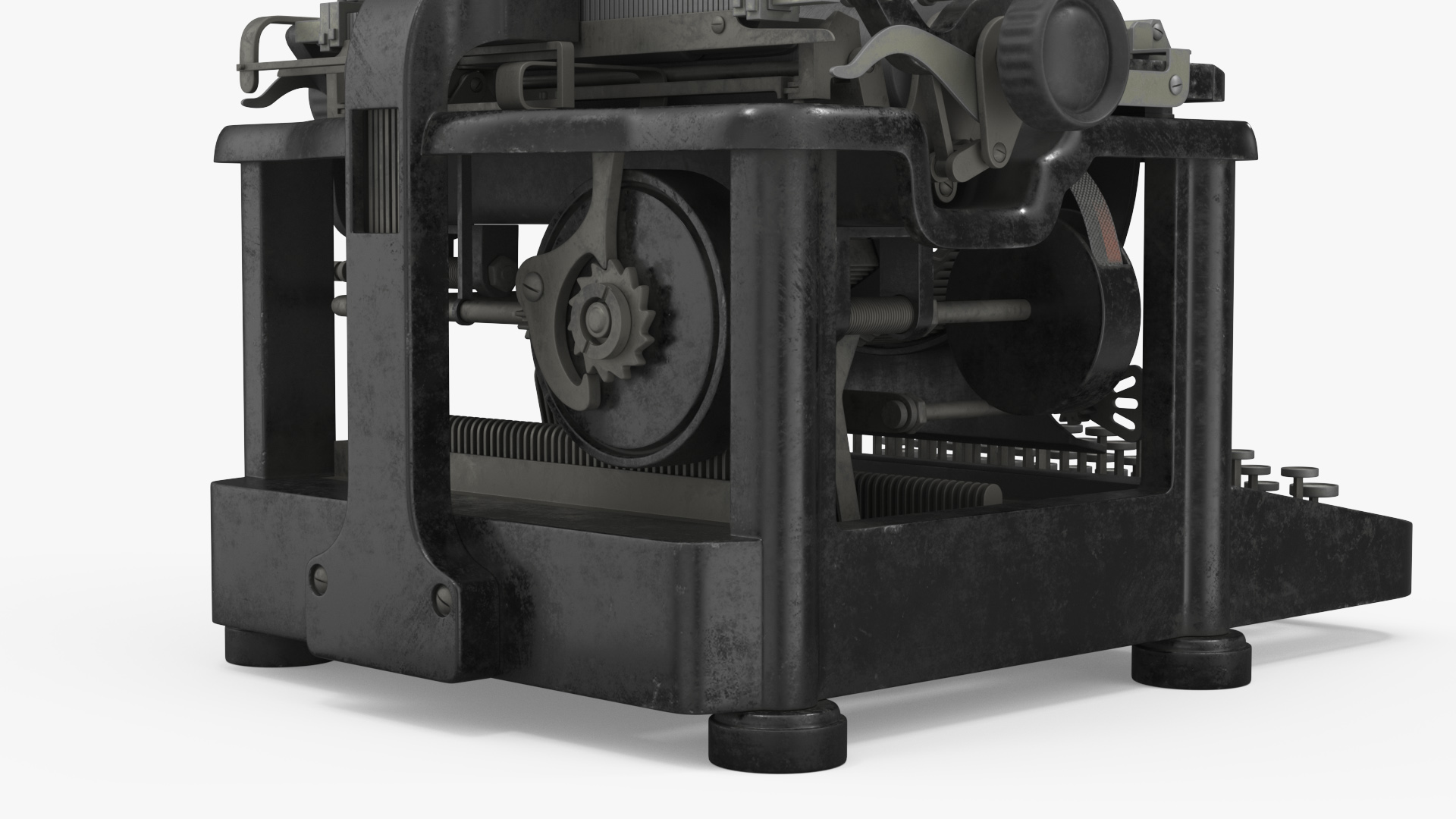 Typewriter Remington 10 1923 Old 3D