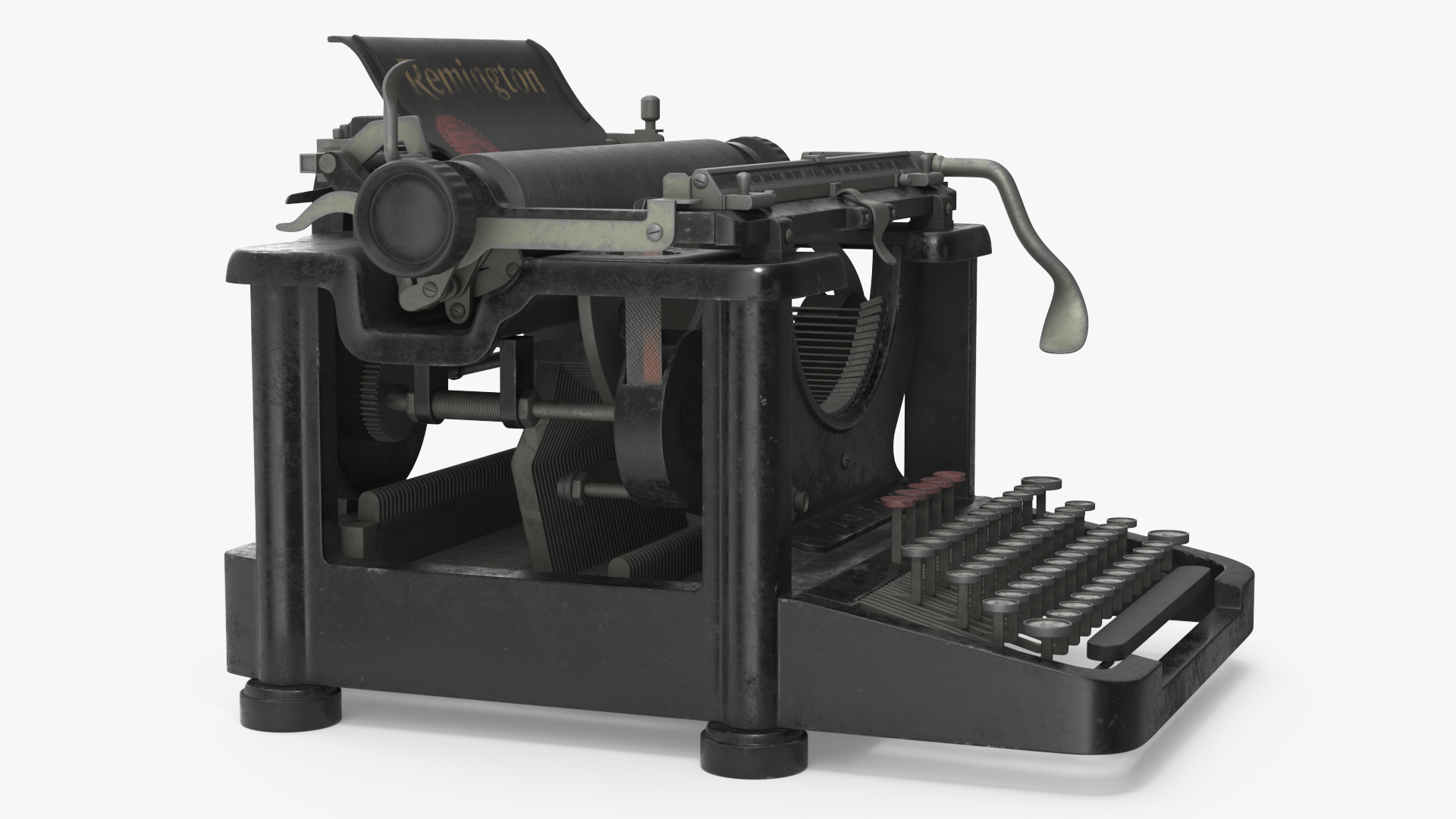 Typewriter Remington 10 1923 Old 3D