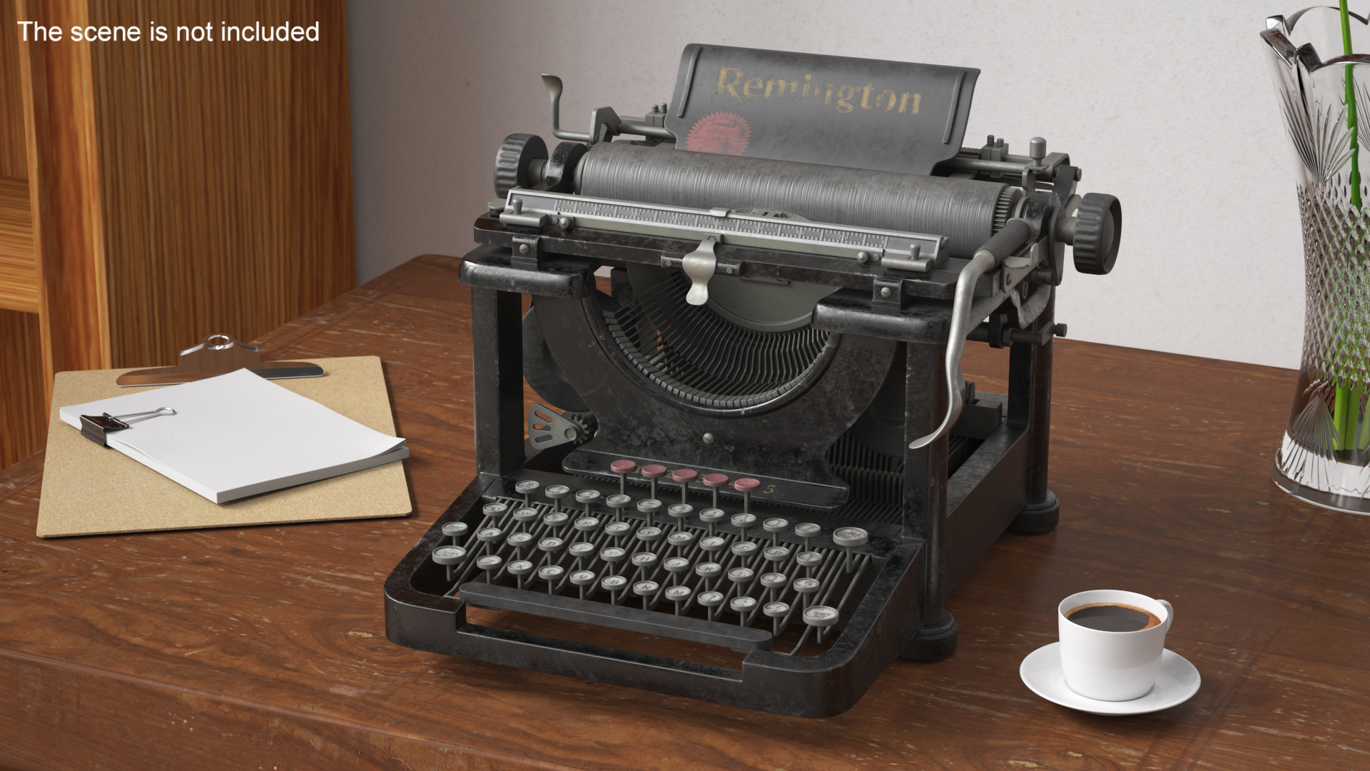 Typewriter Remington 10 1923 Old 3D