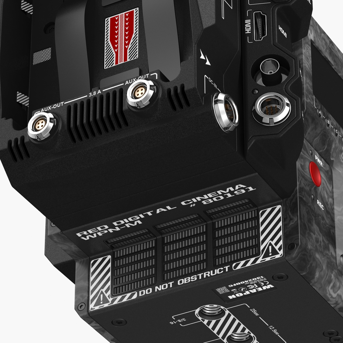 Red Weapon Dragon 6k Body 2 3D