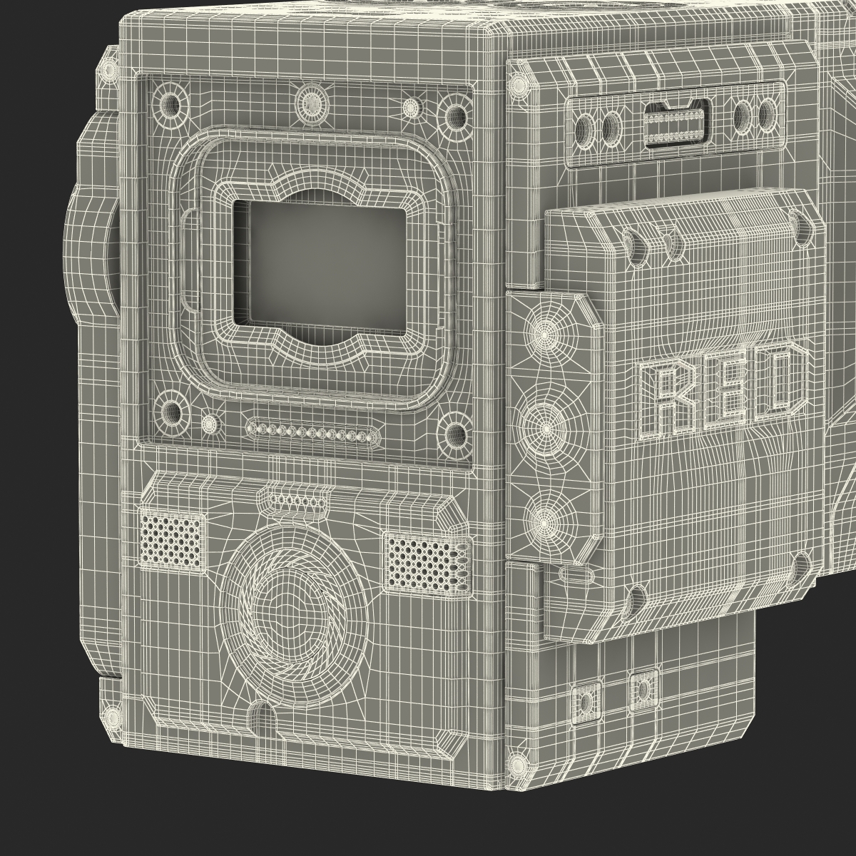 Red Weapon Dragon 6k Body 2 3D