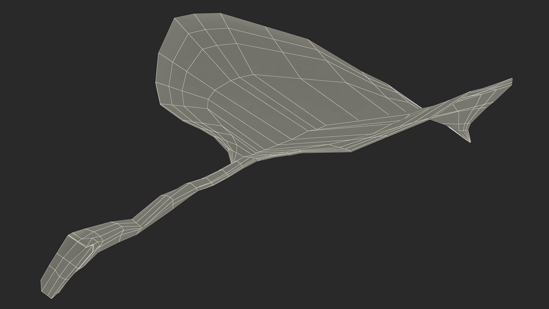 3D model Realistic Green Leaf