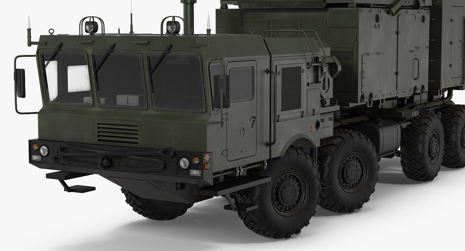 3D model Multi Functional Radar 92n2e for S 400 Rigged