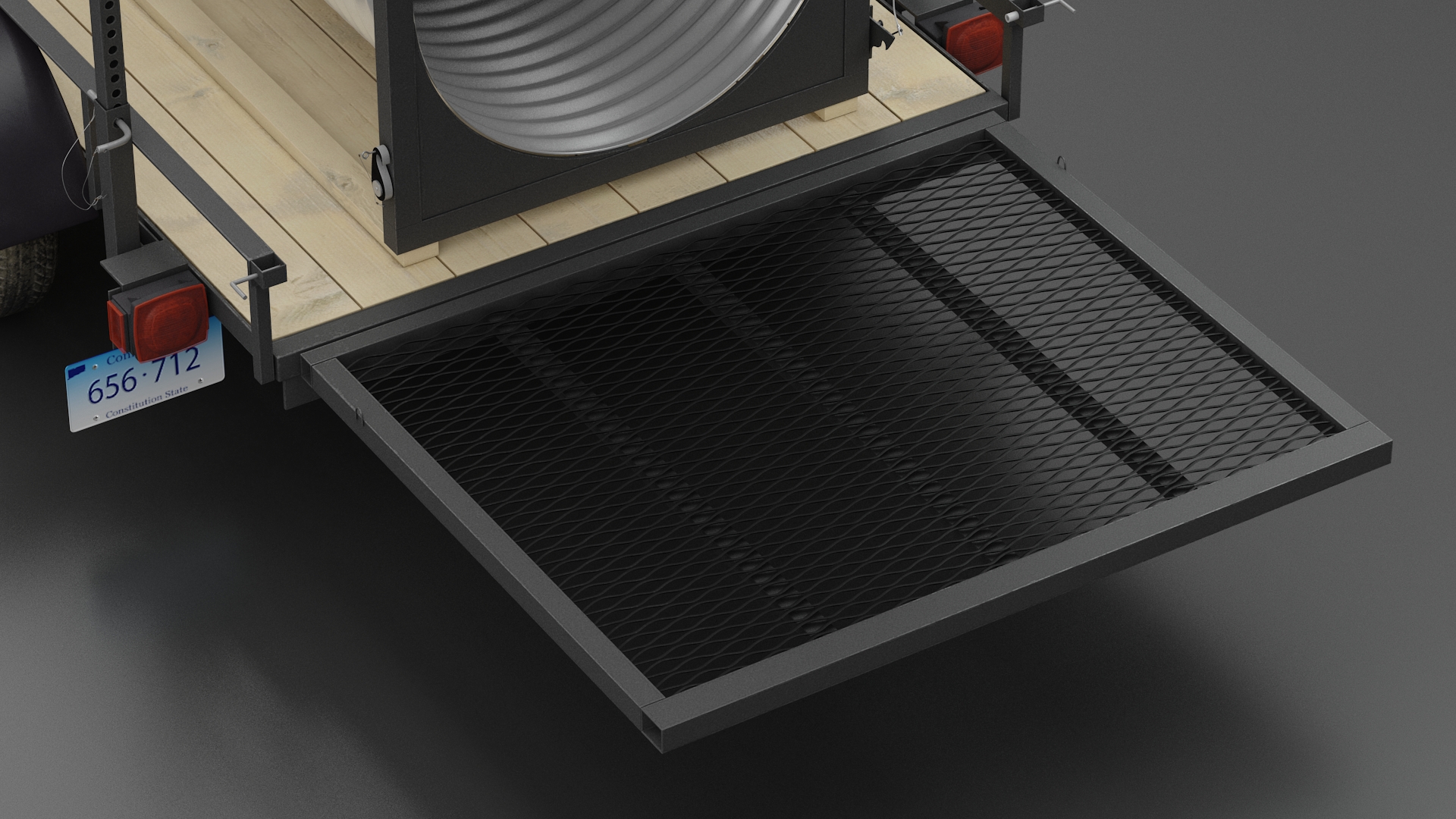 3D Culvert Style Bear Trap model
