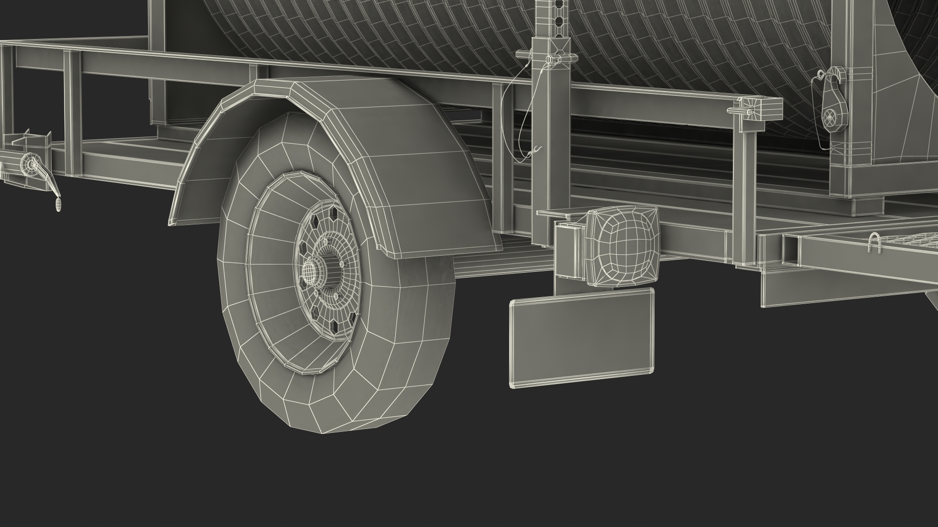3D Culvert Style Bear Trap model