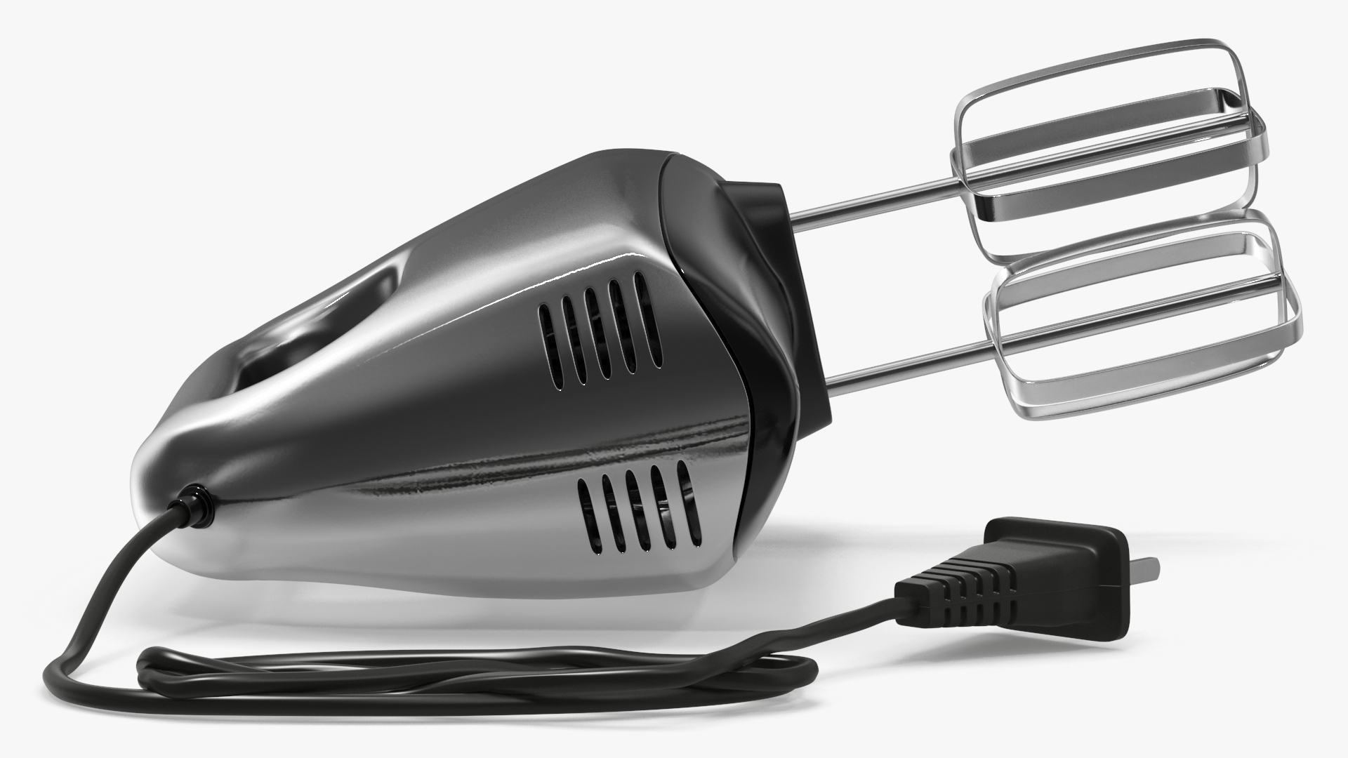 Hand Mixer Chrome 3D