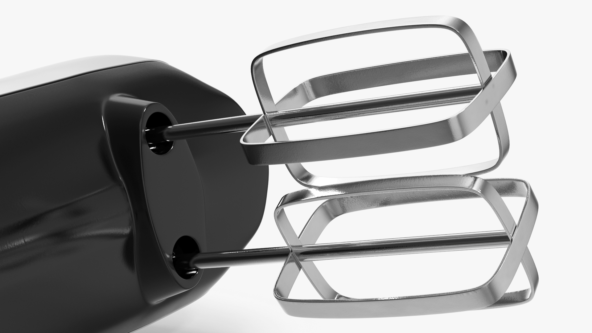 Hand Mixer Chrome 3D