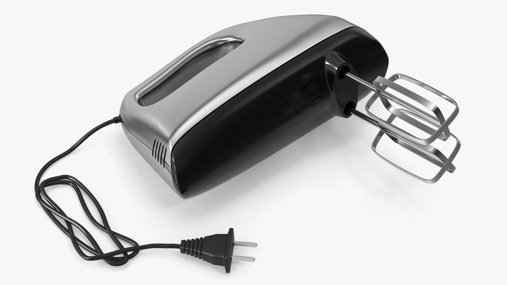 Hand Mixer Chrome 3D