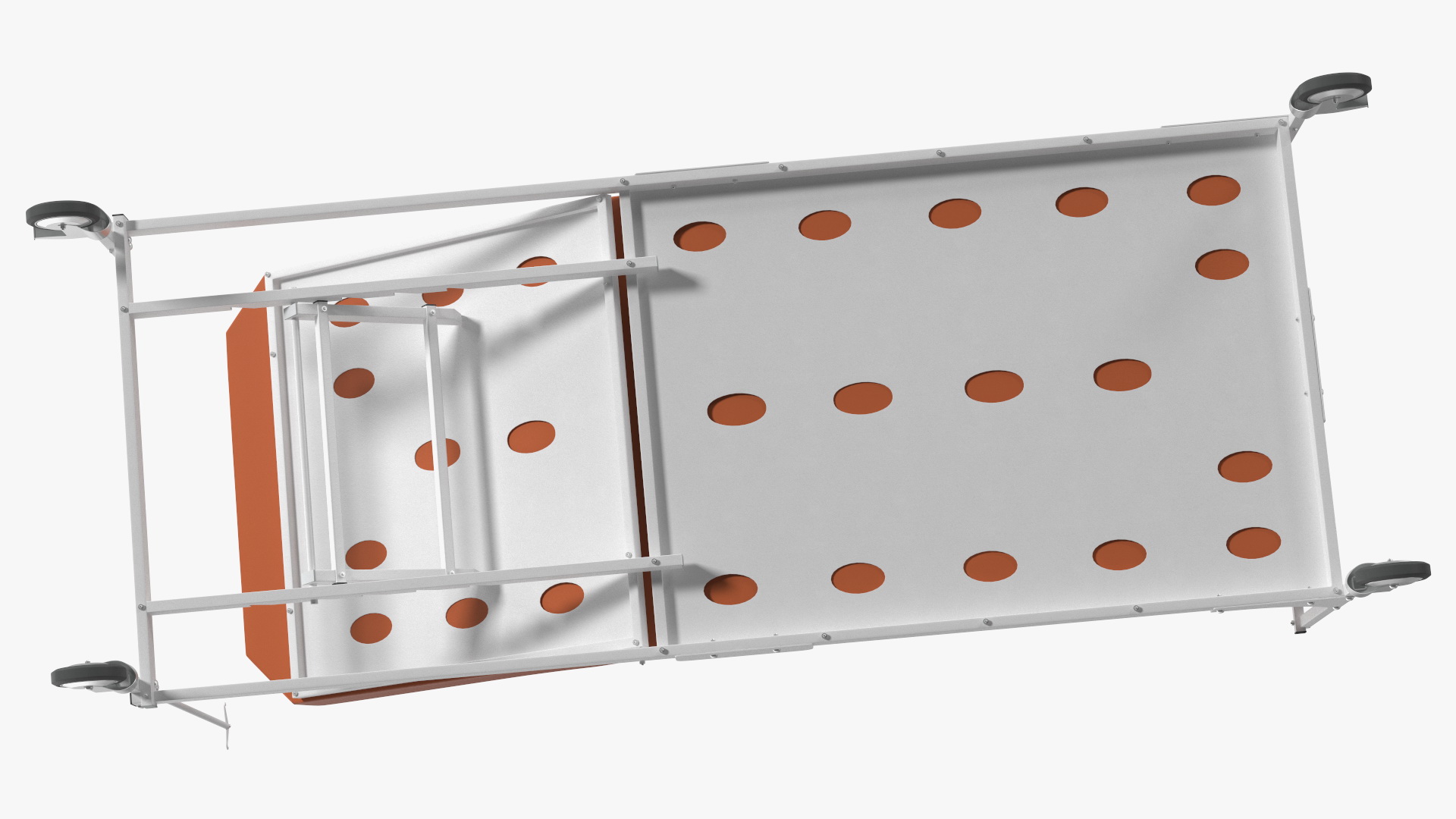 Hospital Bed with Mattress 30 Degrees 3D
