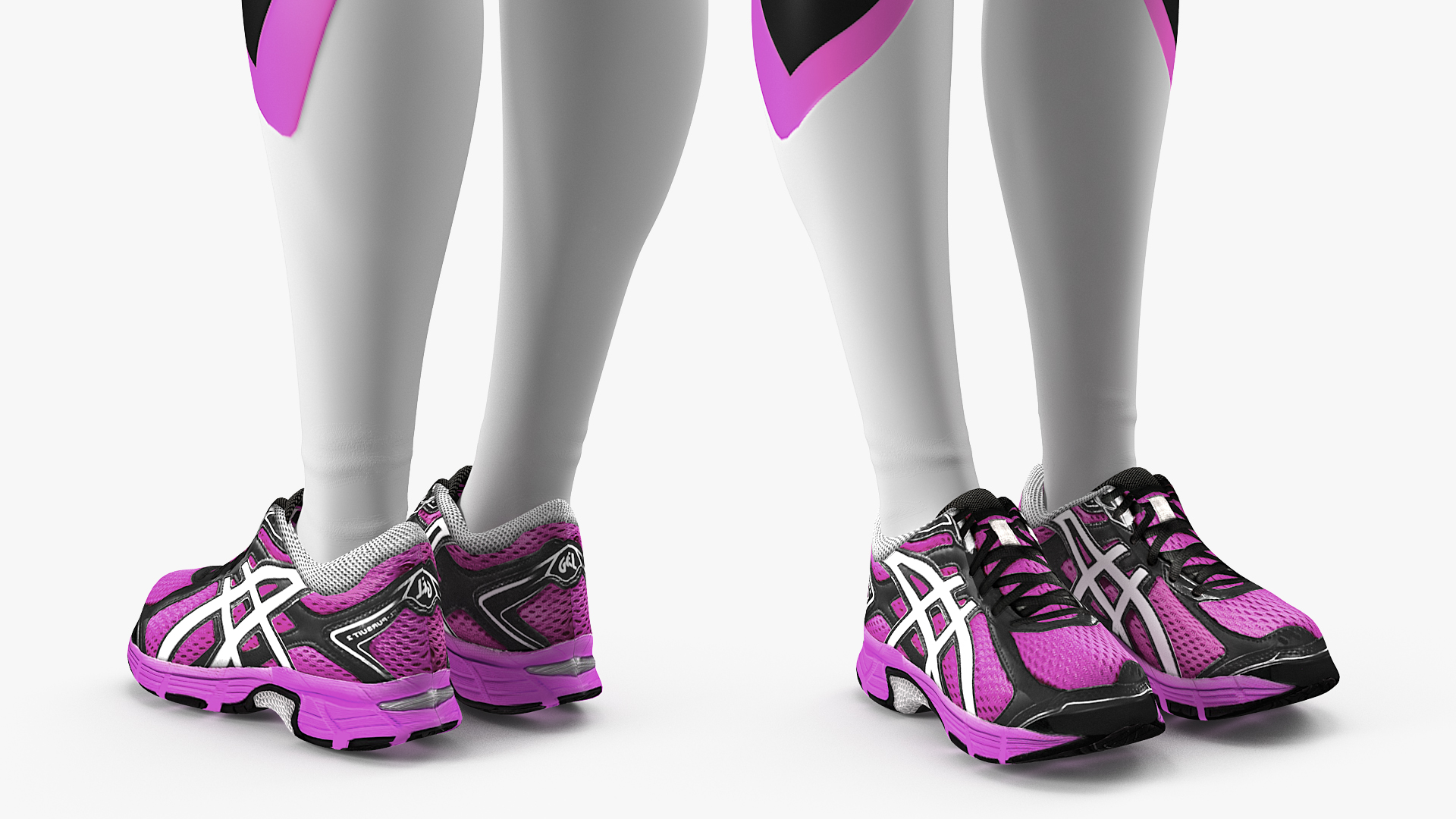 3D Womens Fitness Style Clothes model